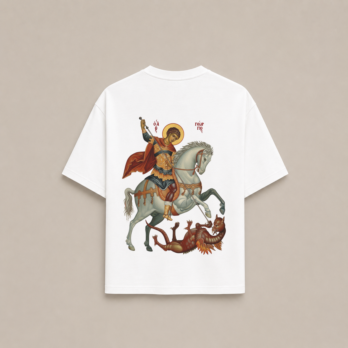 “SAINT GEORGE - THE VICTOR” OVERSIZED SHIRT
