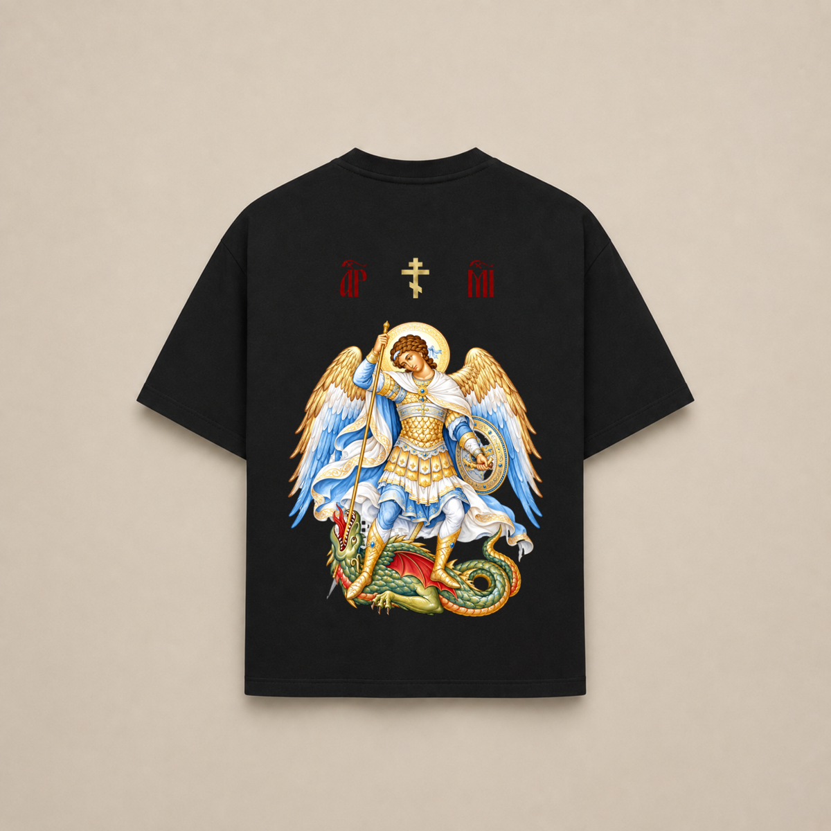 “HEAVEN’S WARRIOR” OVERSIZED SHIRT
