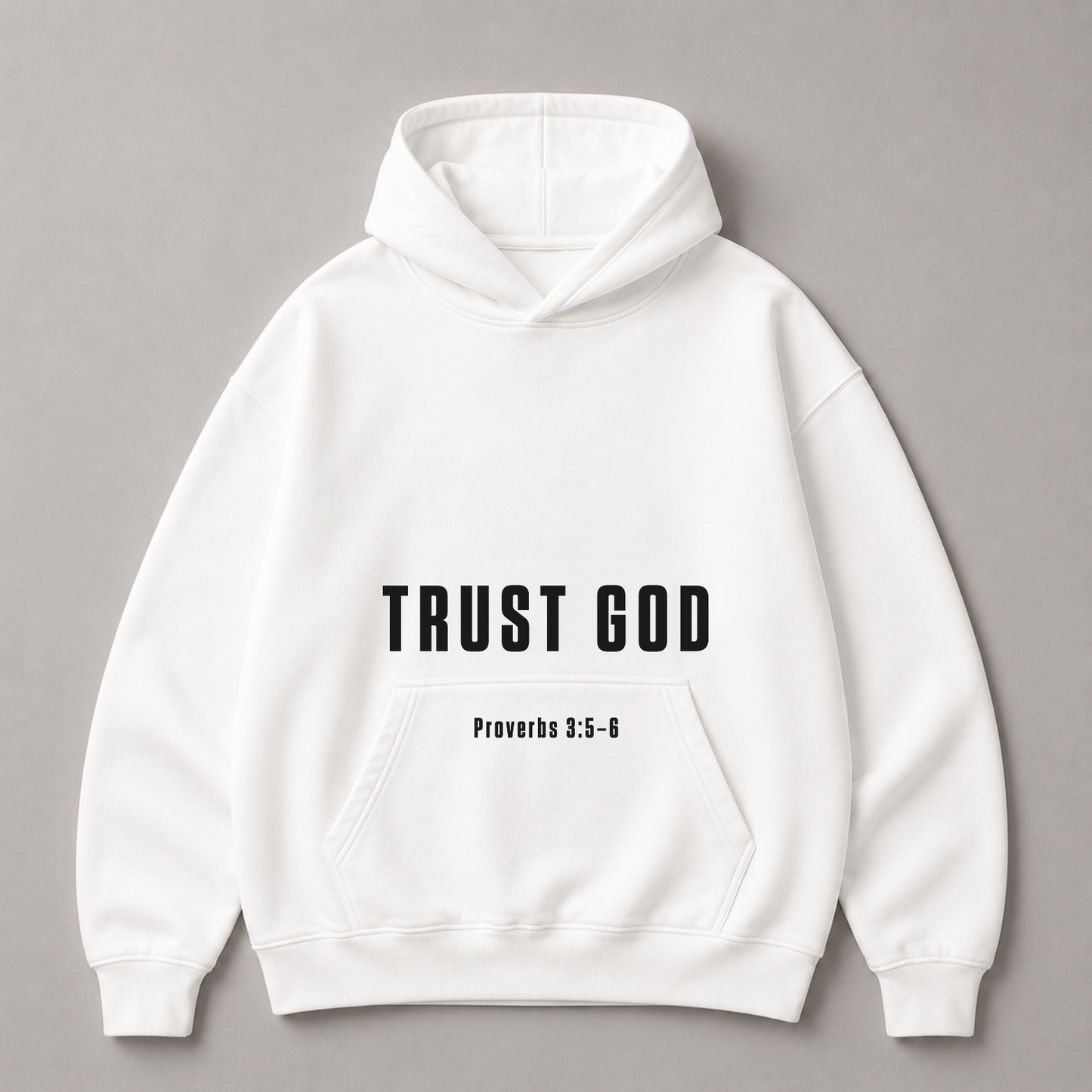 "TRUST GOD" OVERSIZED HOODIE