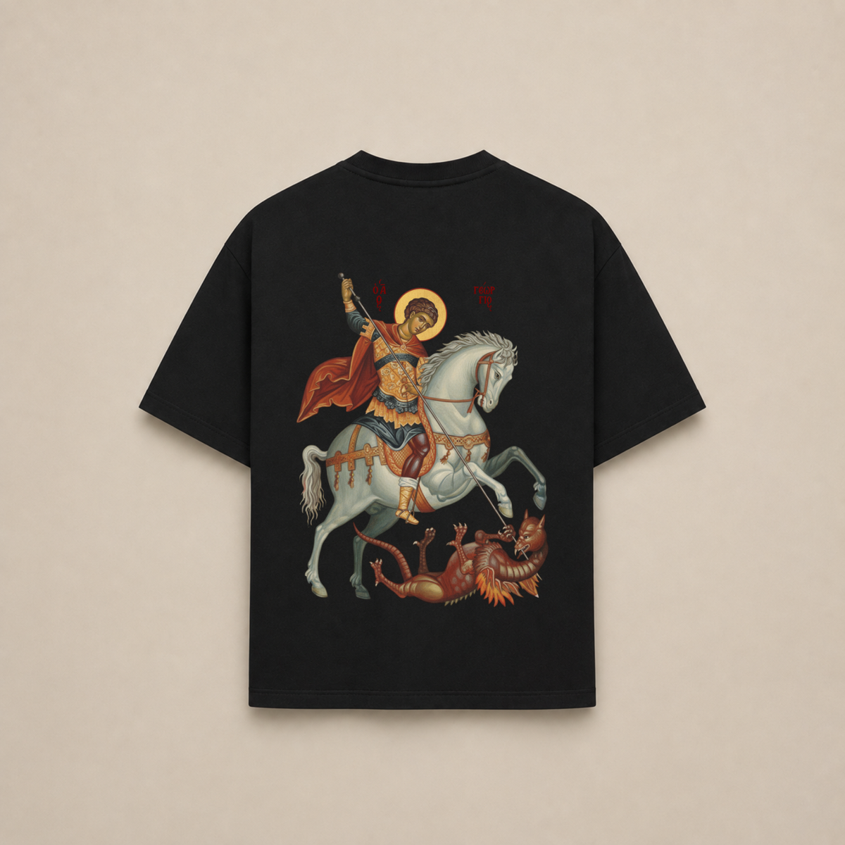 “SAINT GEORGE - THE VICTOR” OVERSIZED SHIRT