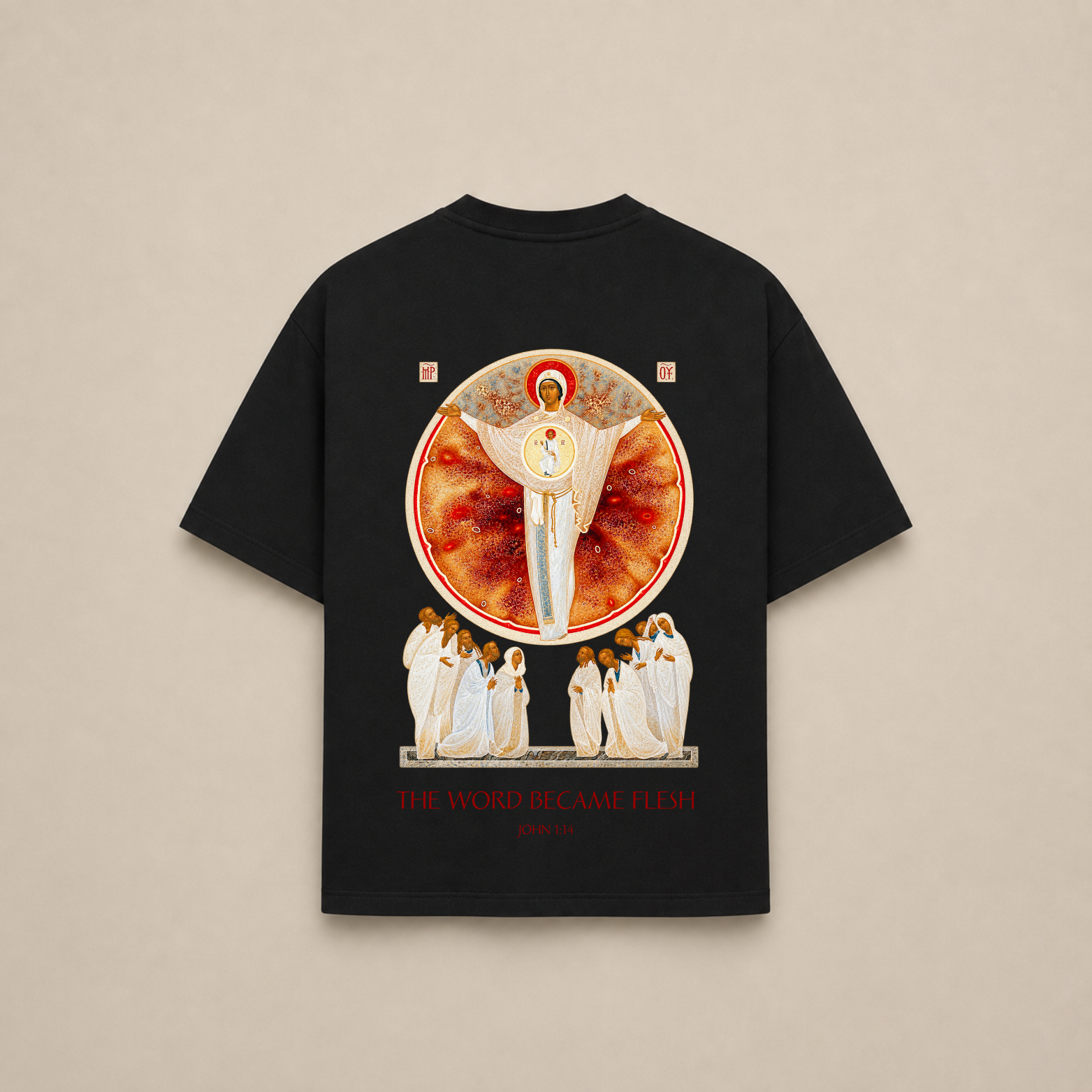 “GOD WITH US” OVERSIZED SHIRT