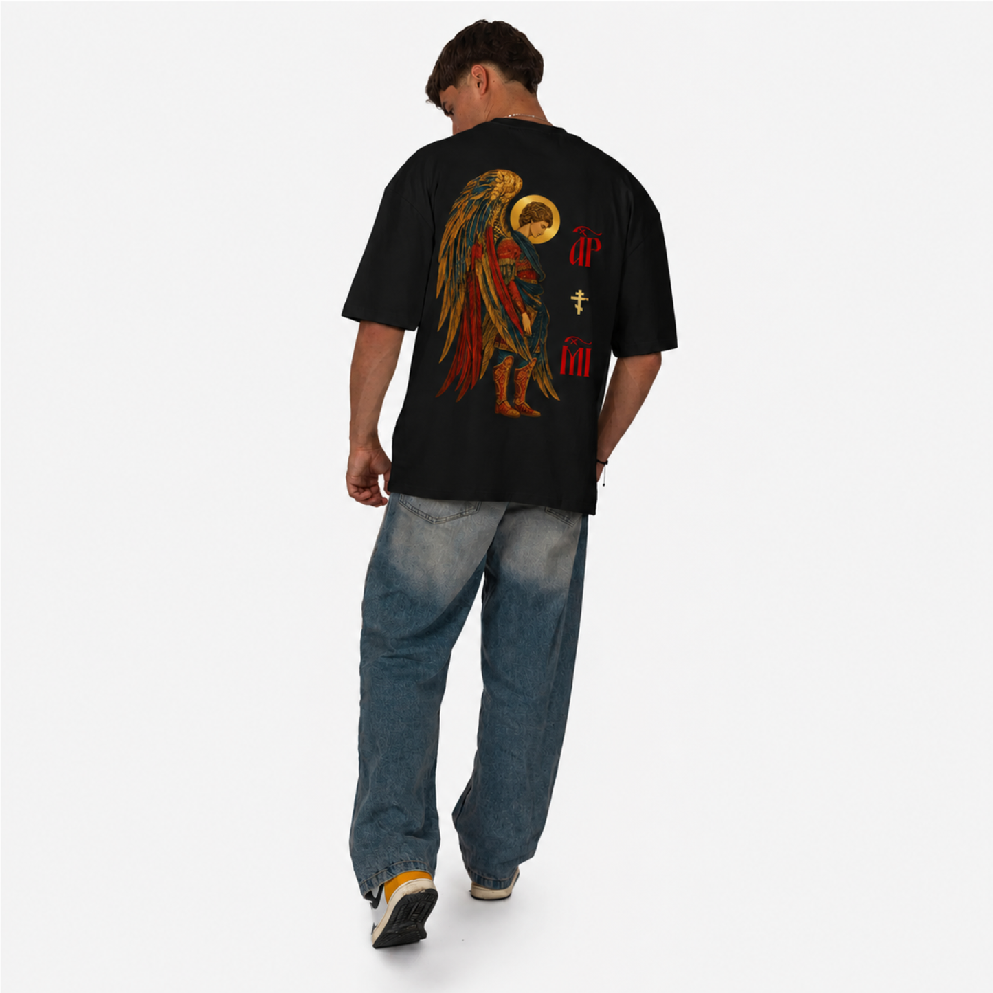 "SAINT MICHAEL" OVERSIZED SHIRT