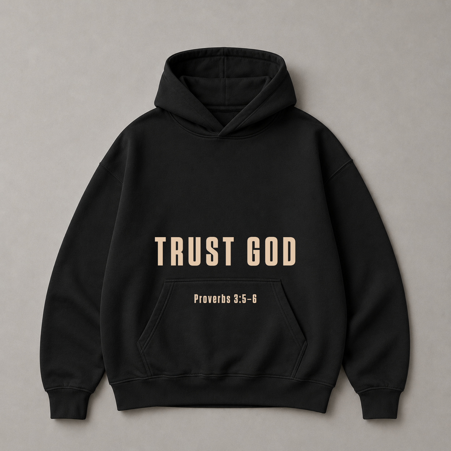 "TRUST GOD" OVERSIZED HOODIE