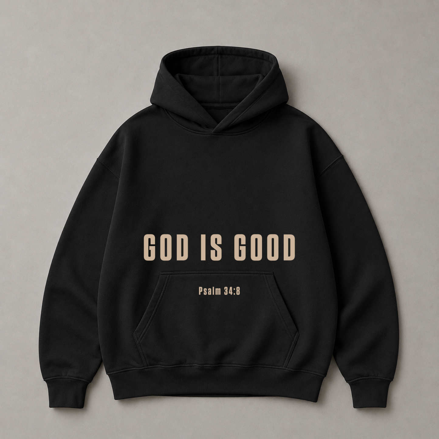 "GOD IS GOOD" OVERSIZED HOODIE