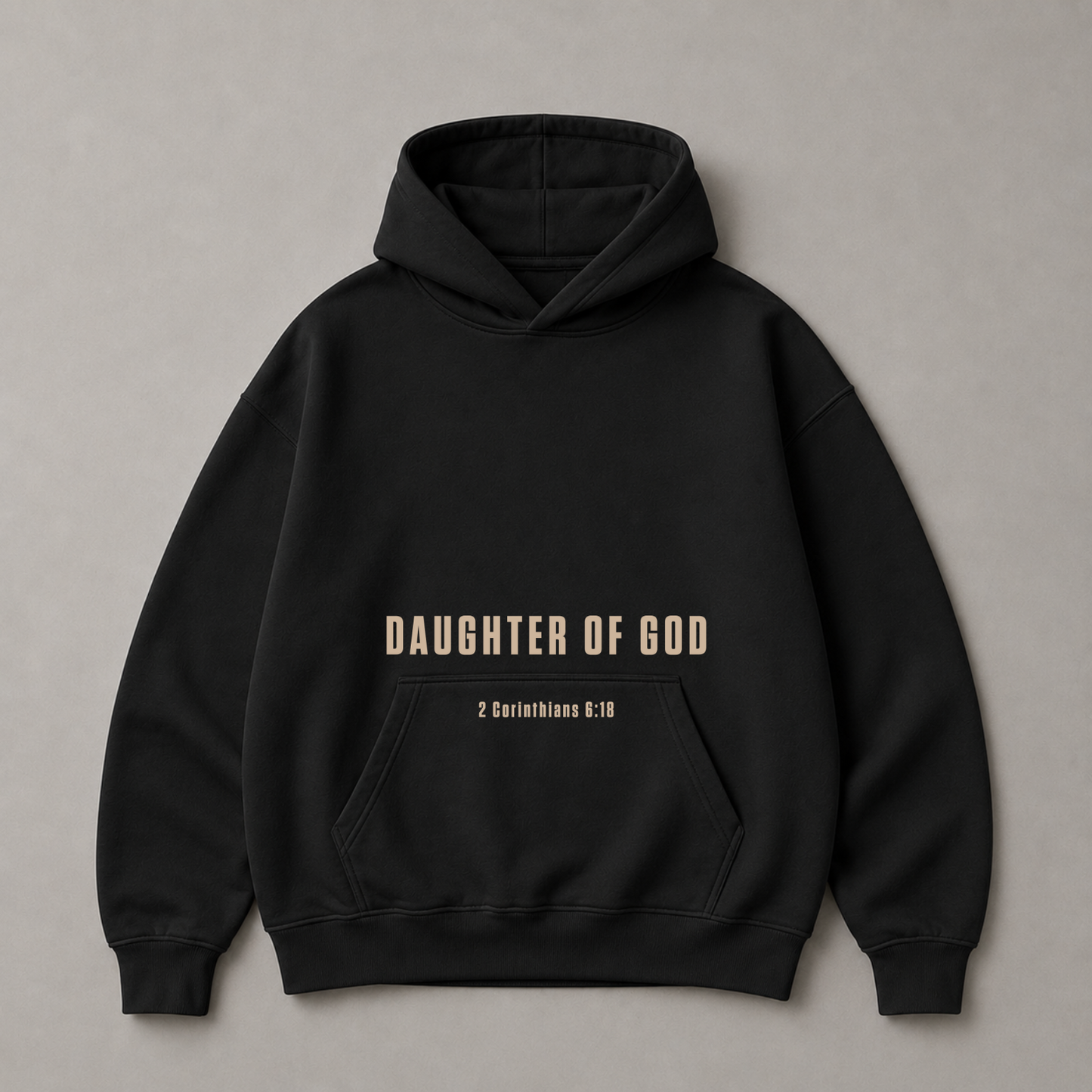 "DAUGHTER OF GOD" OVERSIZED HOODIE