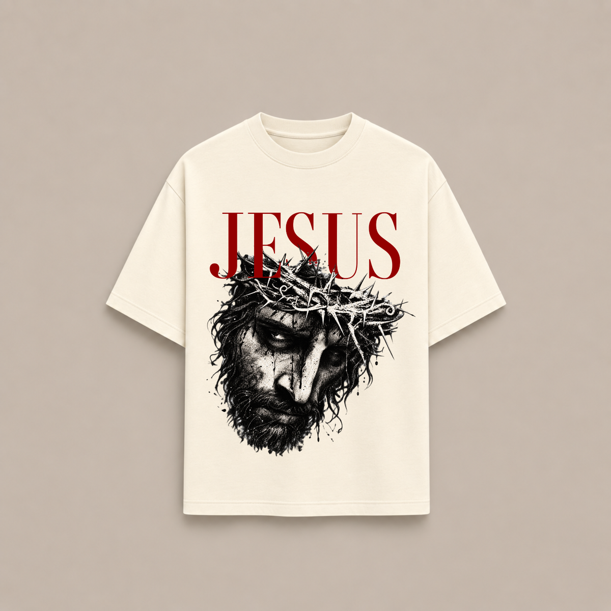 "CROWN OF THORNS" OVERSIZED SHIRT