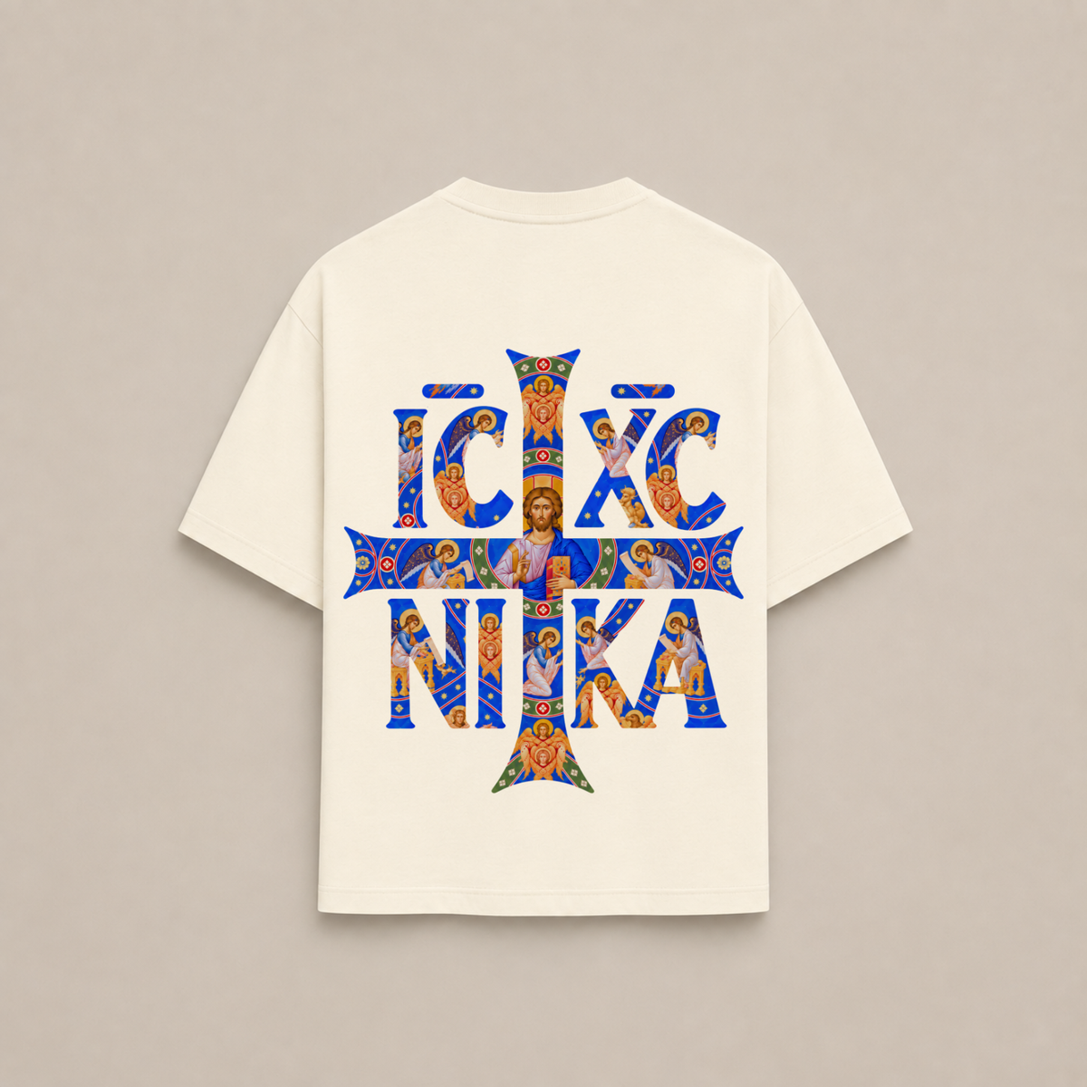 "IC XC NIKA" OVERSIZED SHIRT