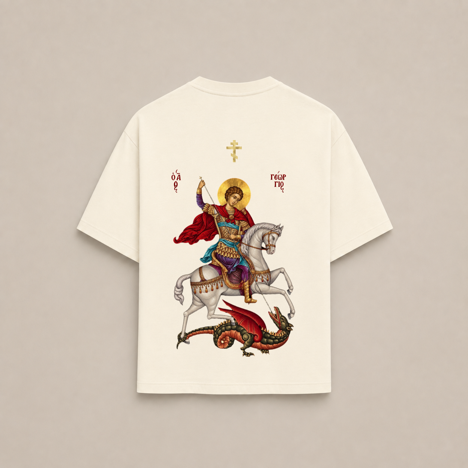 “SAINT GEORGE – DRAGON SLAYER” OVERSIZED SHIRT