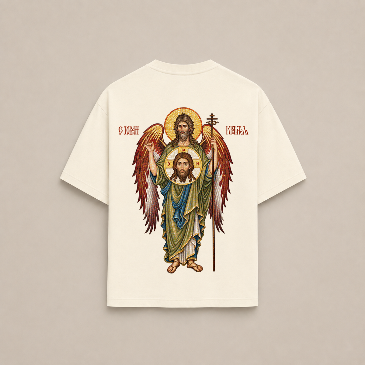 "JOHN THE BAPTIST" OVERSIZED SHIRT
