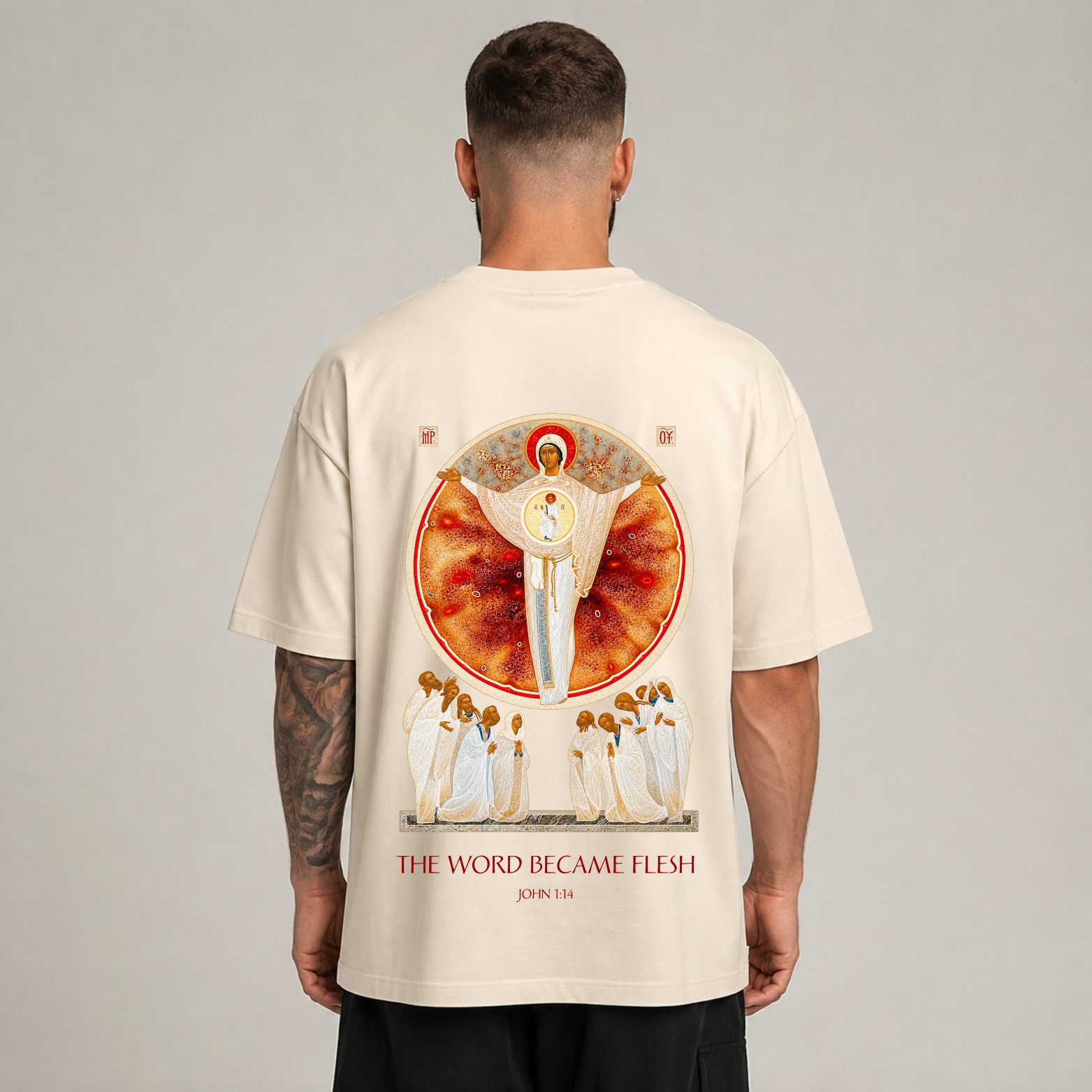 “GOD WITH US” OVERSIZED SHIRT