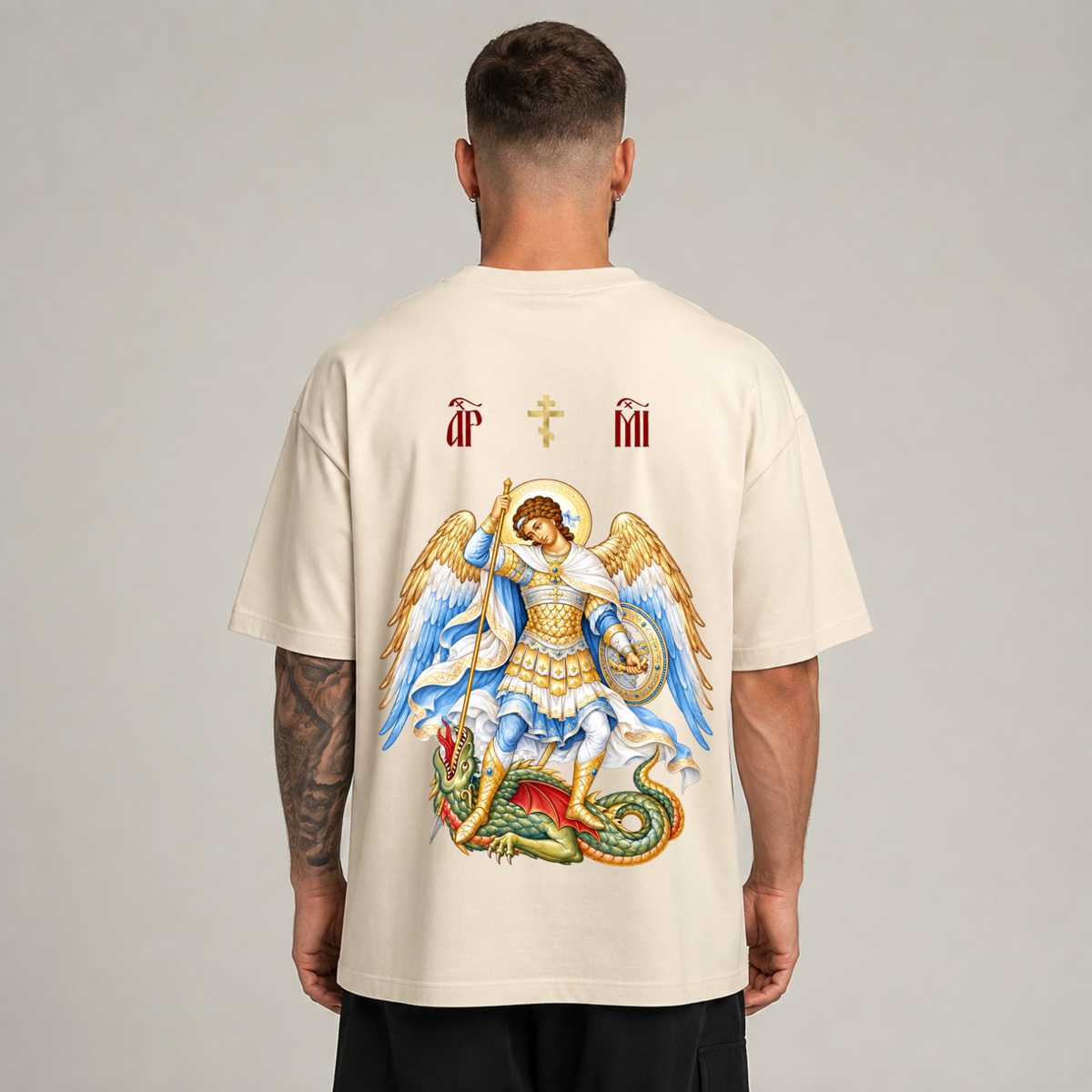 “HEAVEN’S WARRIOR” OVERSIZED SHIRT