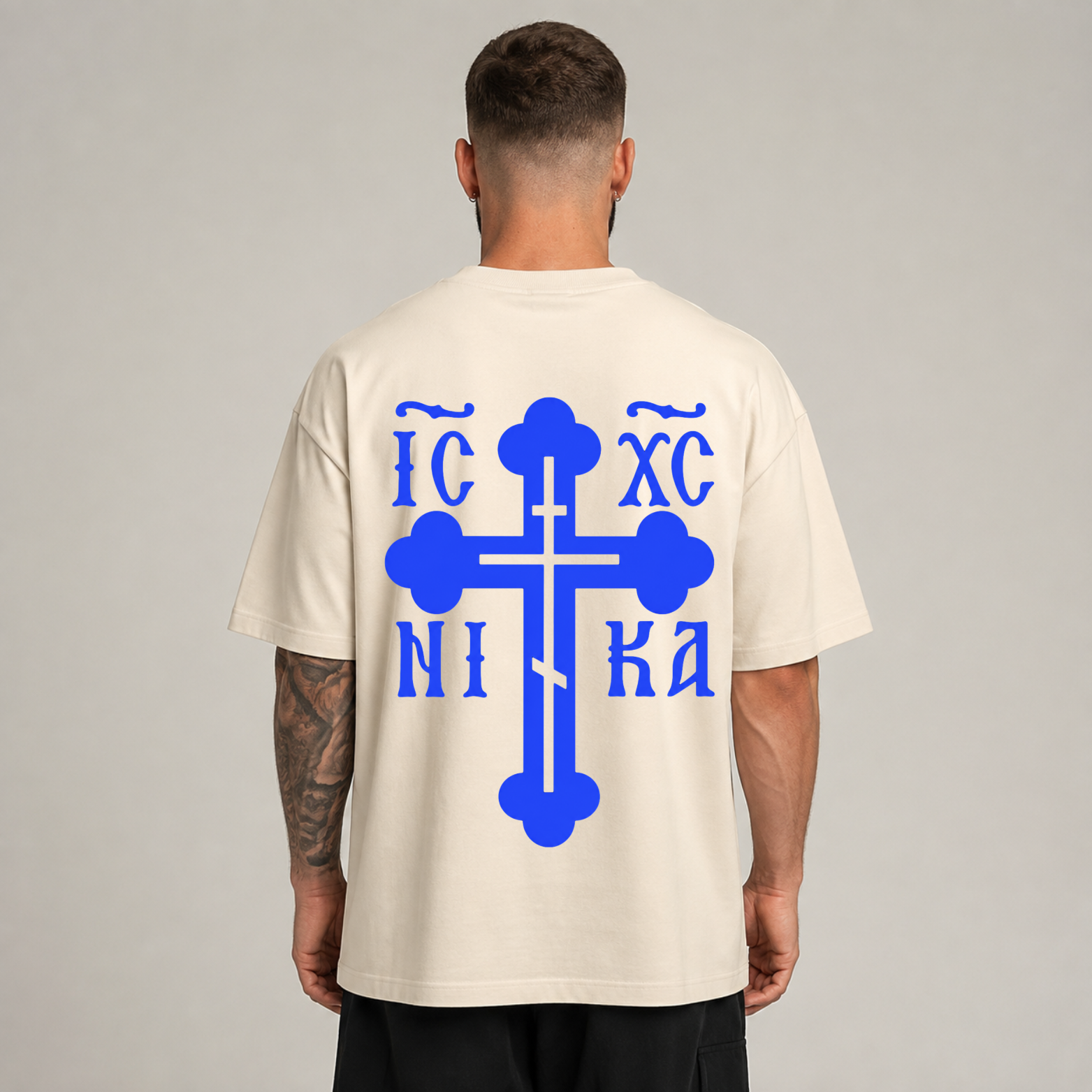 “CROSS“ OVERSIZED SHIRT