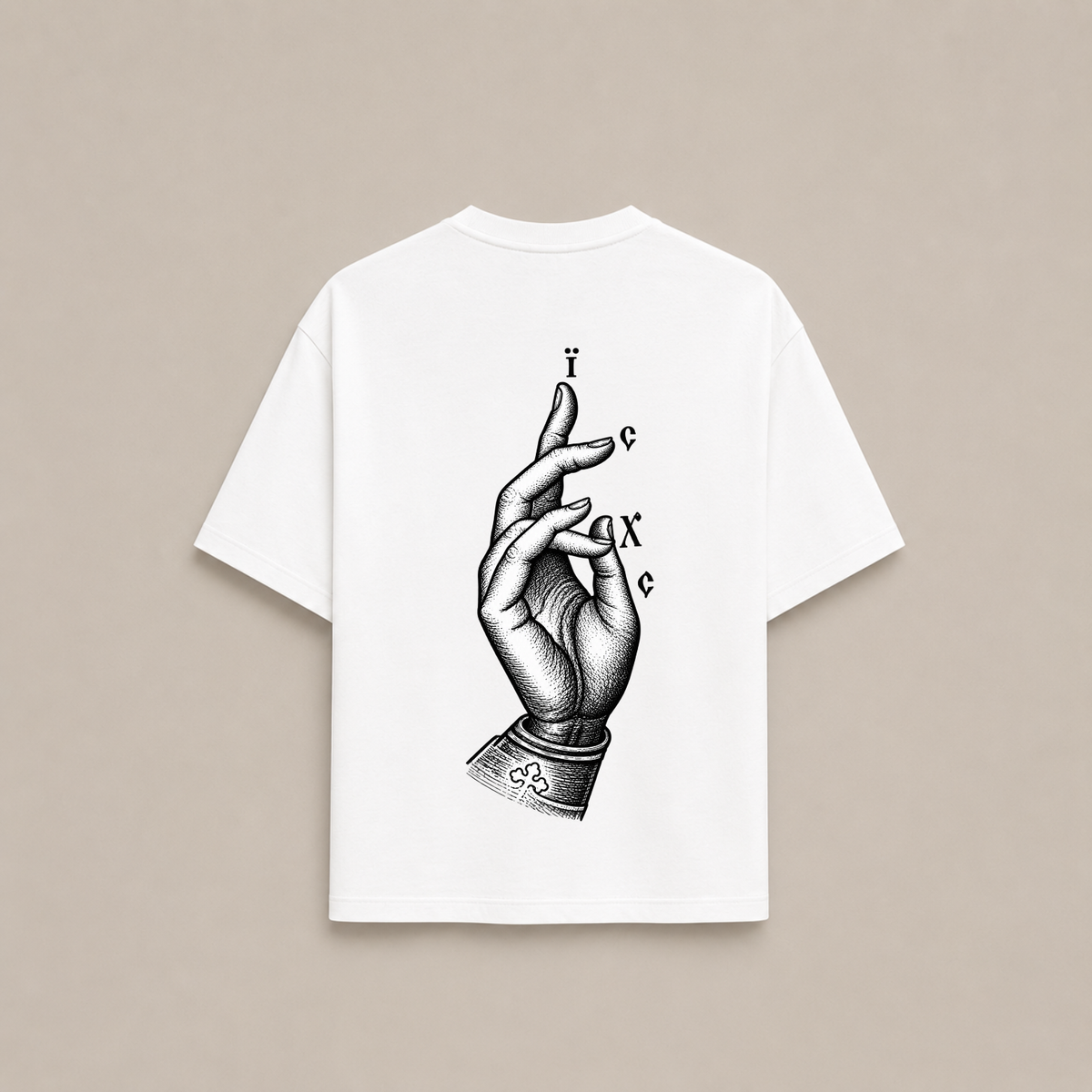 "HOLY HAND" OVERSIZED SHIRT
