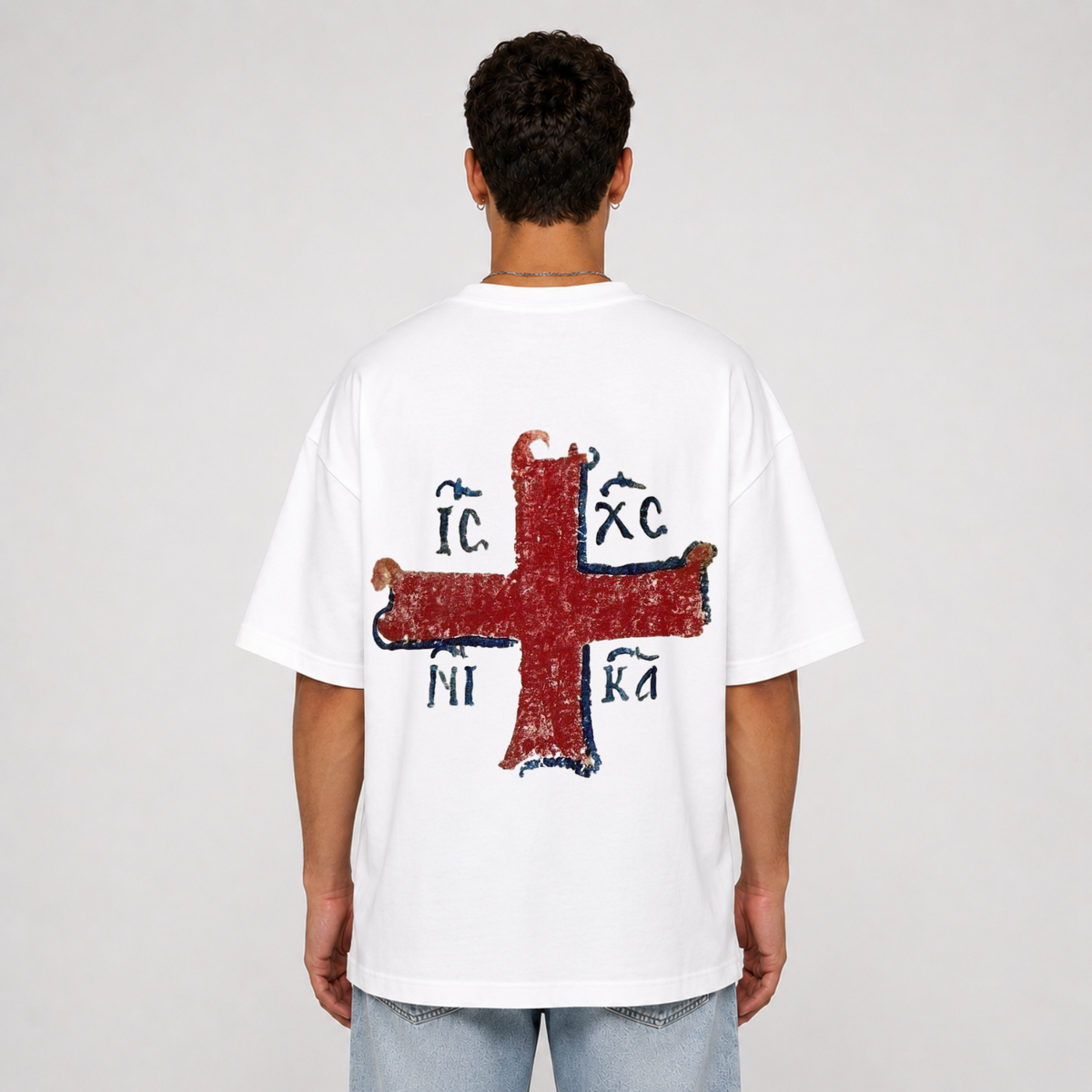 "NIKA RED" OVERSIZED SHIRT