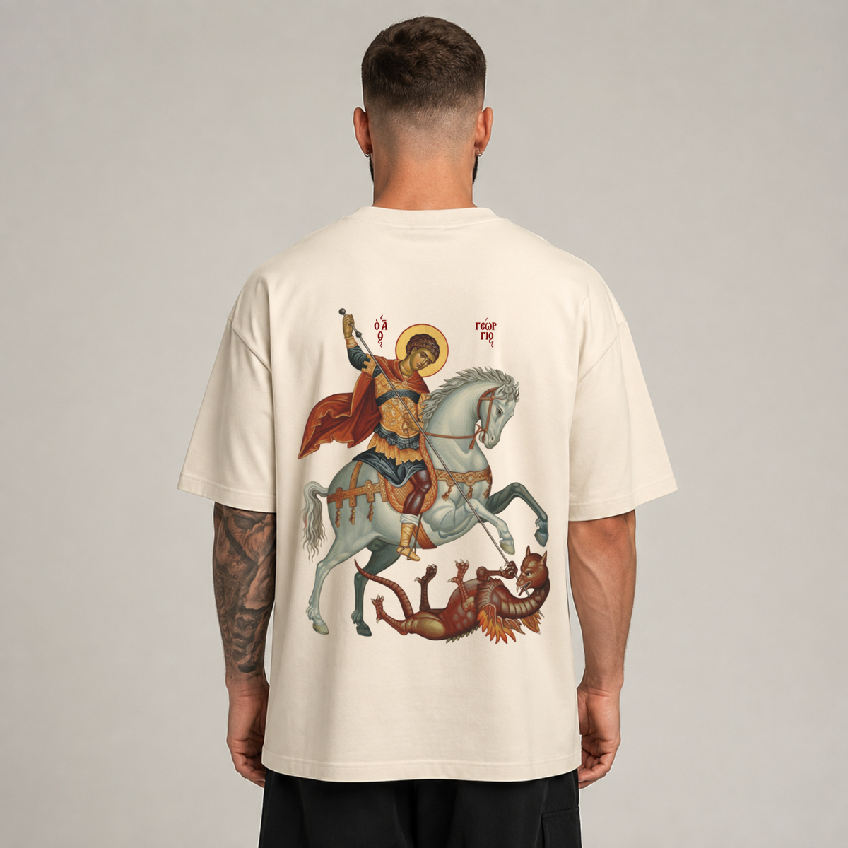 “SAINT GEORGE - THE VICTOR” OVERSIZED SHIRT