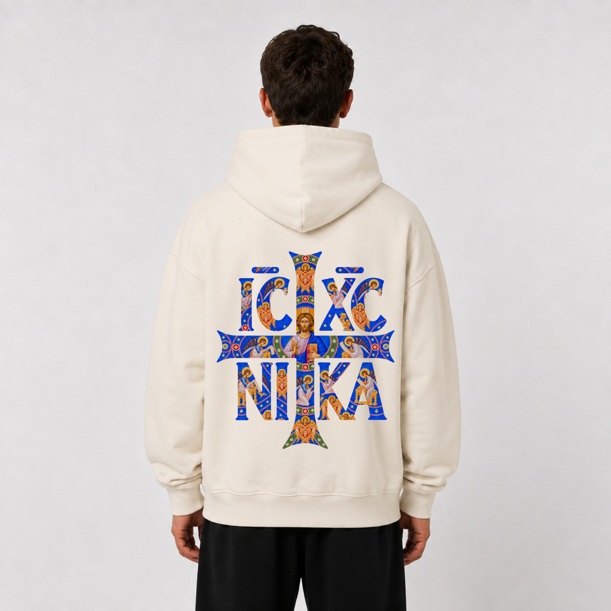 "IC XC NIKA" OVERSIZED HOODIE