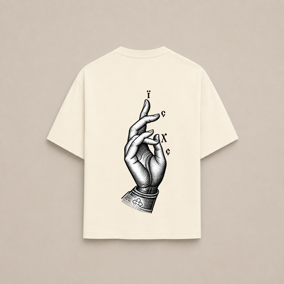 "HOLY HAND" OVERSIZED SHIRT