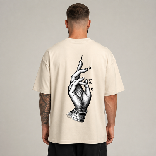 "HOLY HAND" OVERSIZED SHIRT