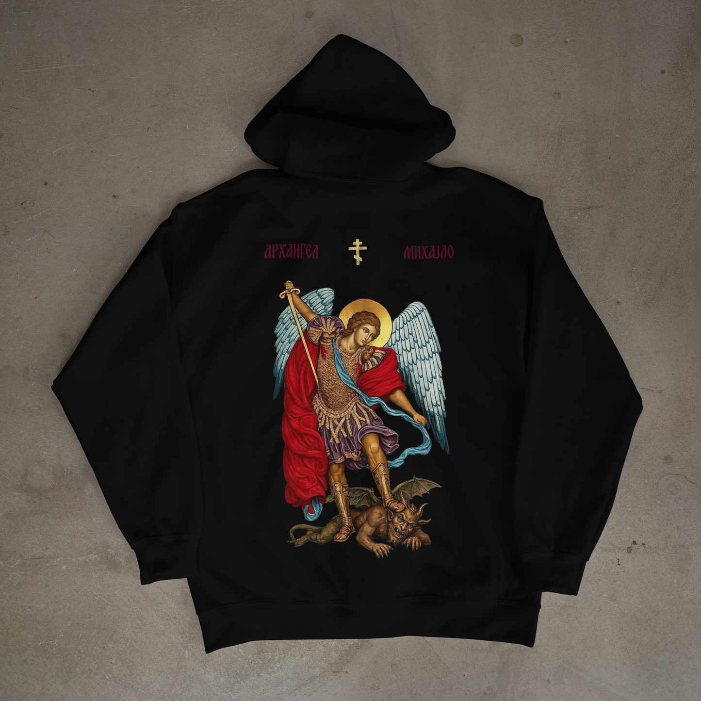 "PRINCE OF ANGELS" OVERSIZED HOODIE