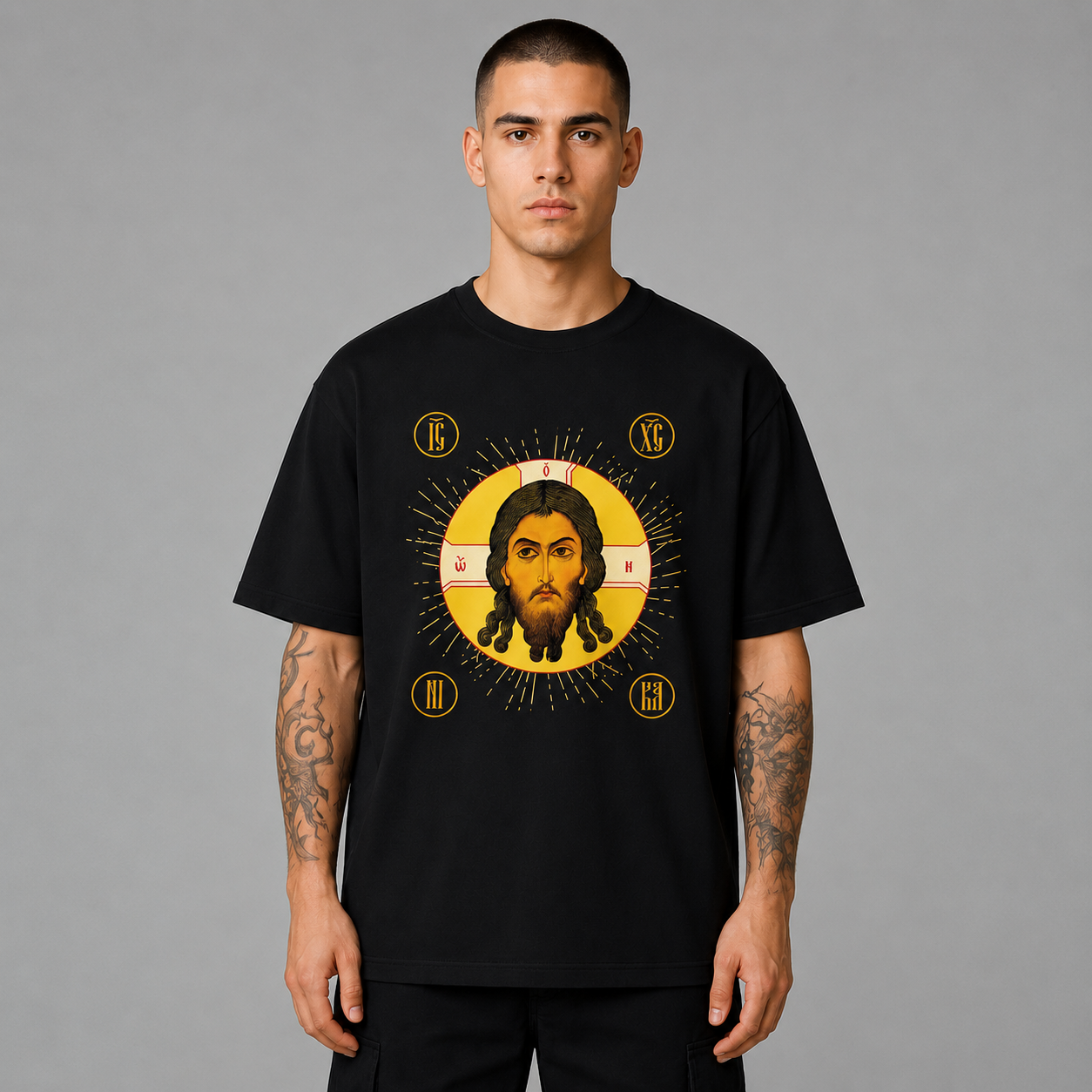 "HOLY ICON" OVERSIZED SHIRT