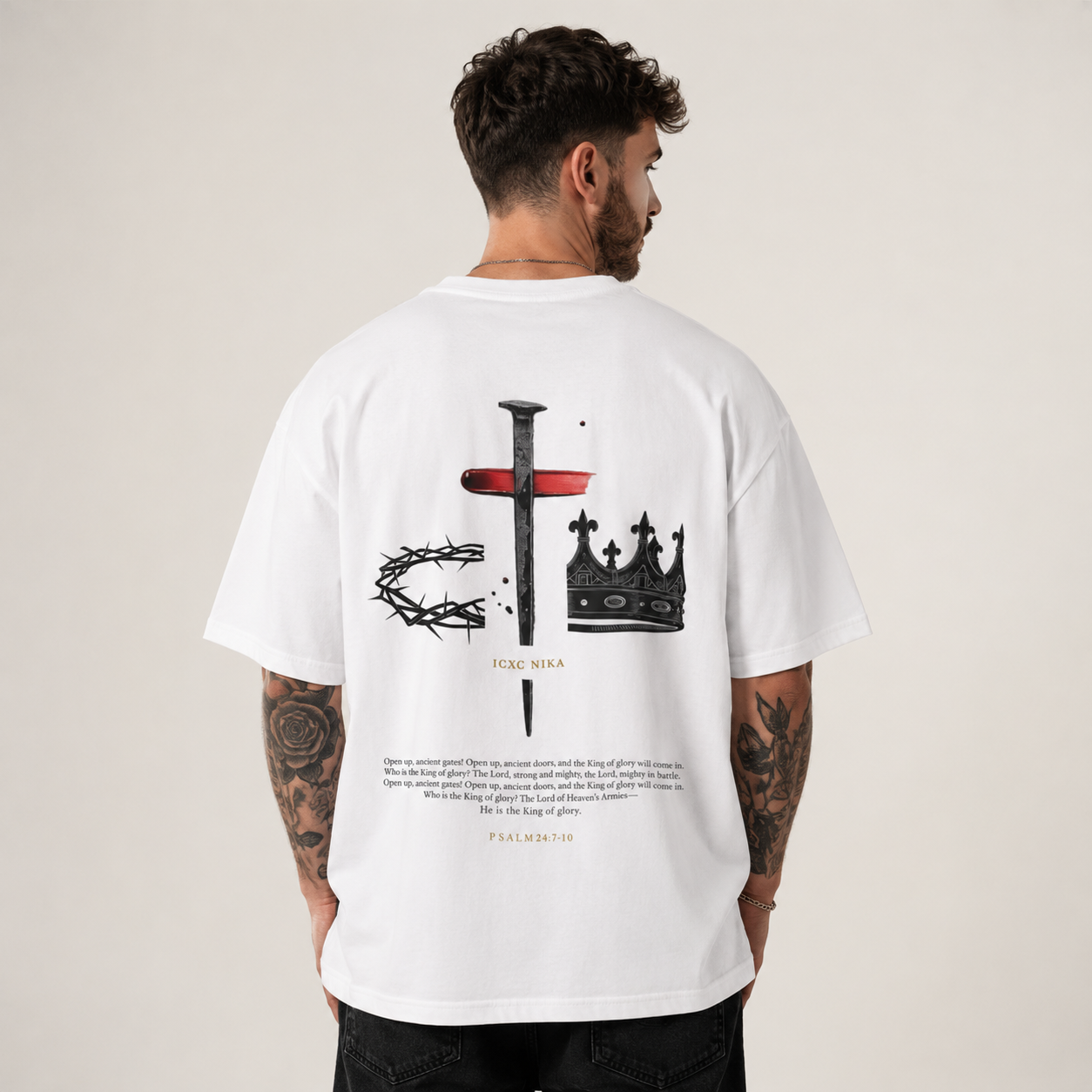 "KING OF GLORY" OVERSIZED SHIRT