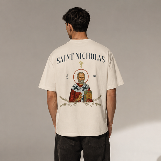 "SAINT NICHOLAS" OVERSIZED SHIRT