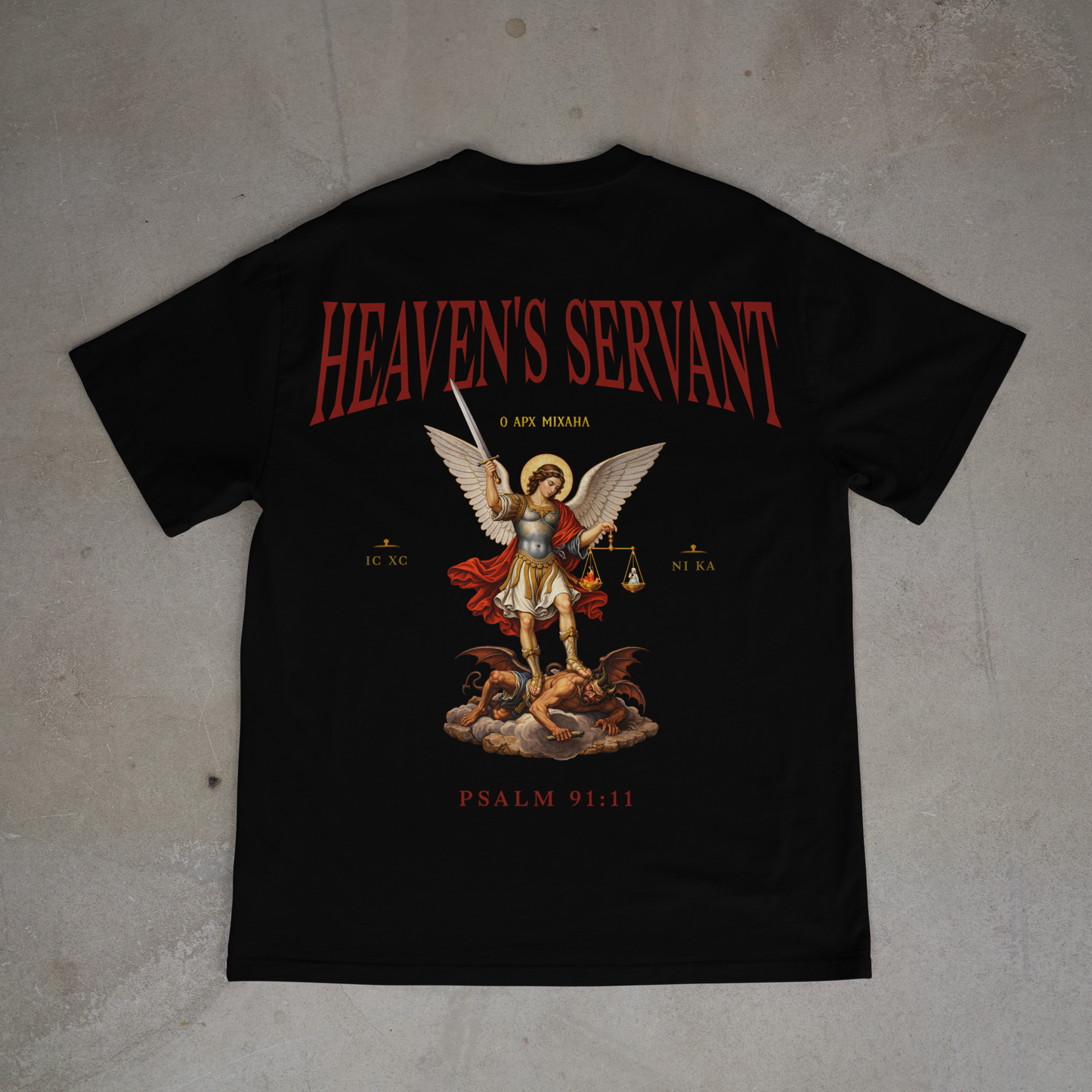 "ARCHANGEL MICHAEL" OVERSIZED SHIRT