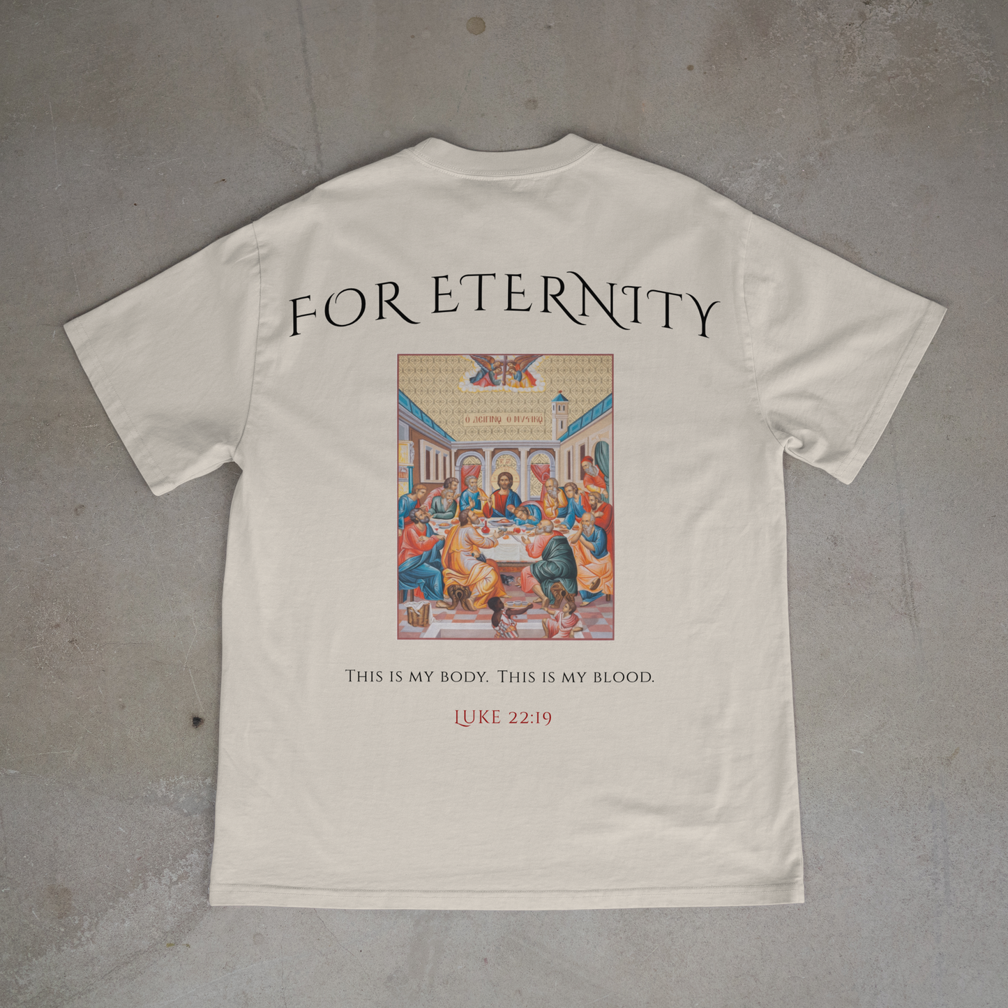 "FOR ETERNITY" OVERSIZED SHIRT