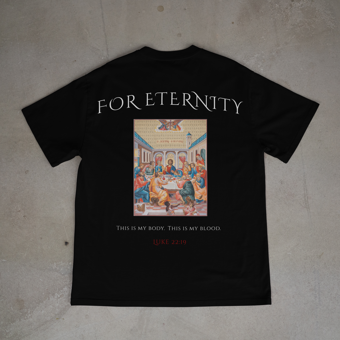 "FOR ETERNITY" OVERSIZED SHIRT