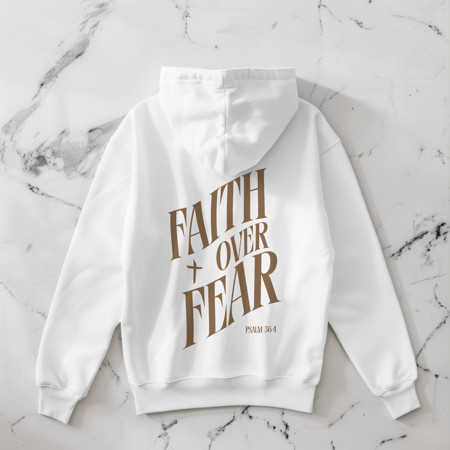 FAITH OVER FEAR OVERSIZED HOODIE