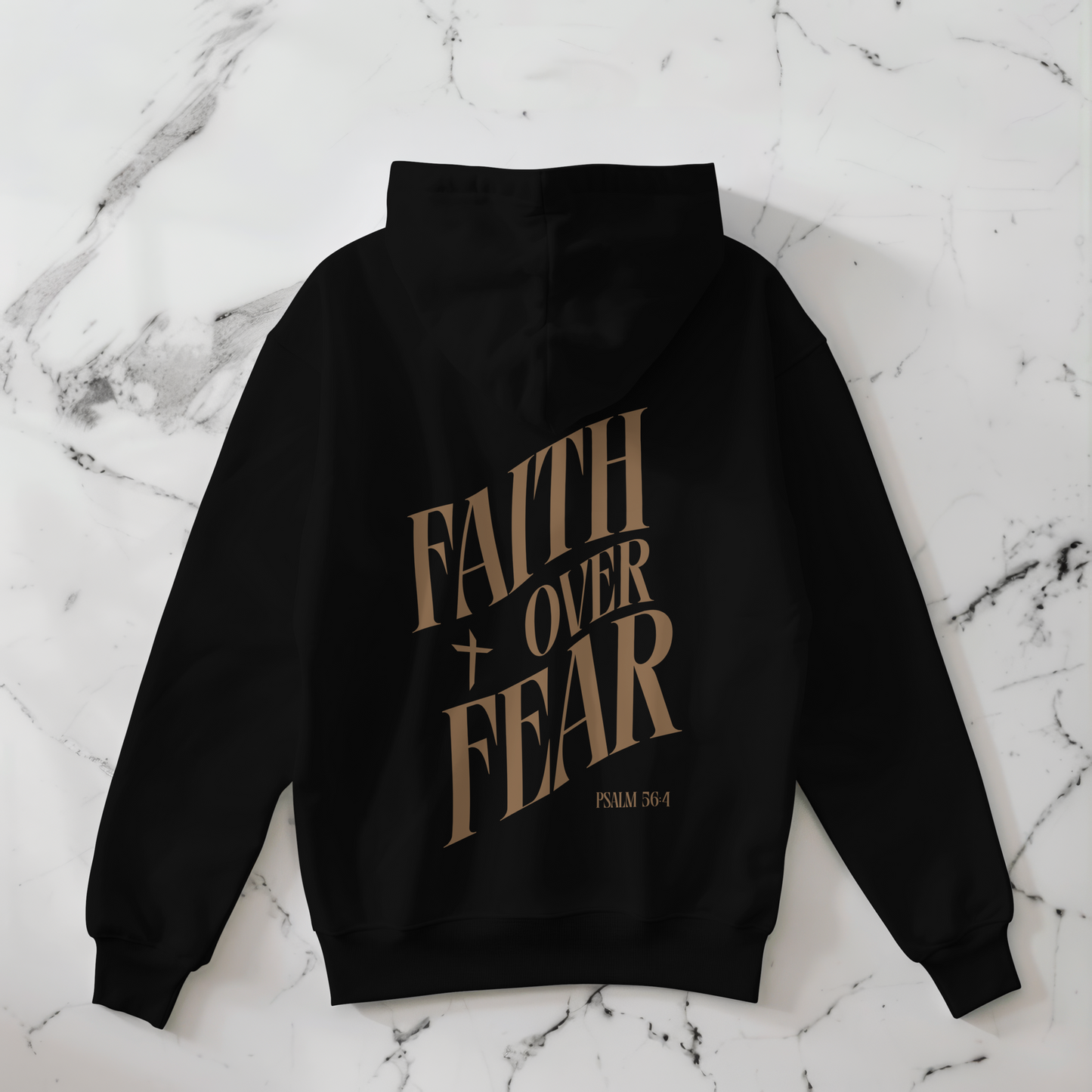 FAITH OVER FEAR OVERSIZED HOODIE