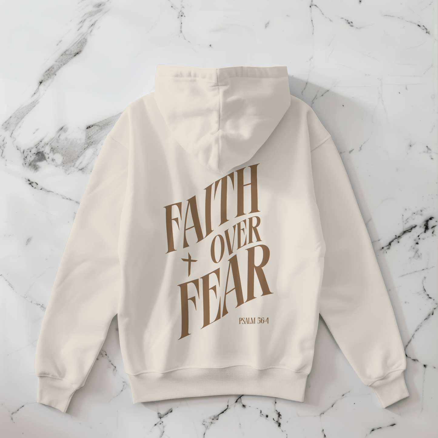 FAITH OVER FEAR OVERSIZED HOODIE