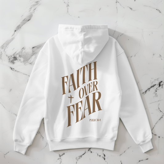 FAITH OVER FEAR OVERSIZED HOODIE
