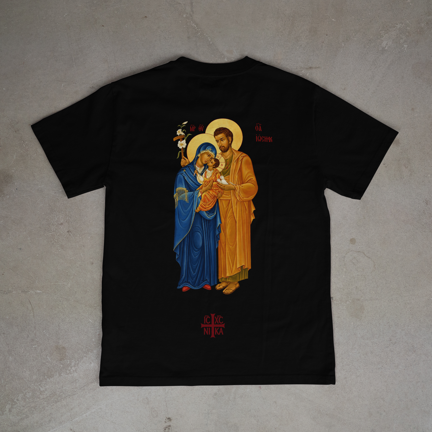 "HOLY FAMILY" OVERSIZED SHIRT