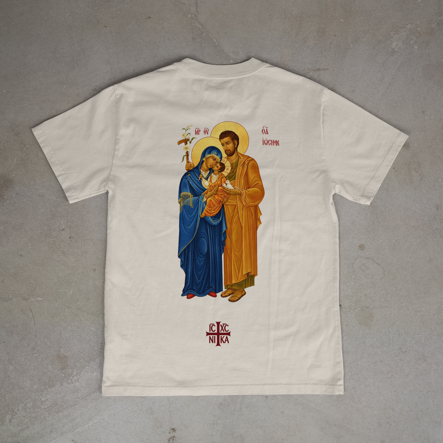 "HOLY FAMILY" OVERSIZED SHIRT