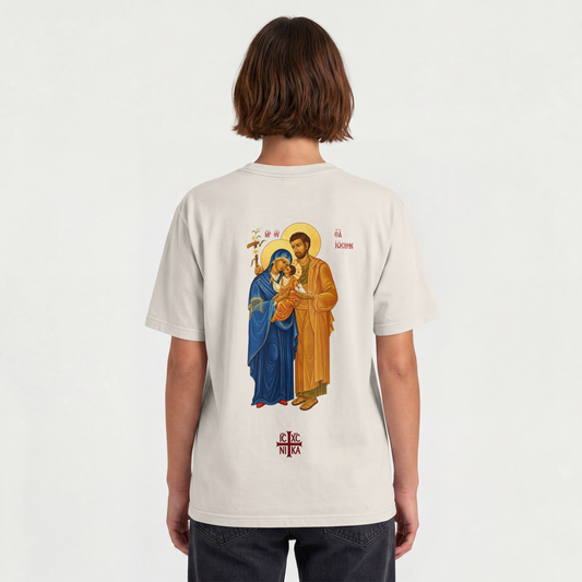 "HOLY FAMILY" OVERSIZED SHIRT