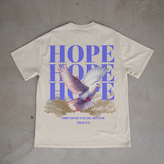 "HOPE" OVERSIZED SHIRT