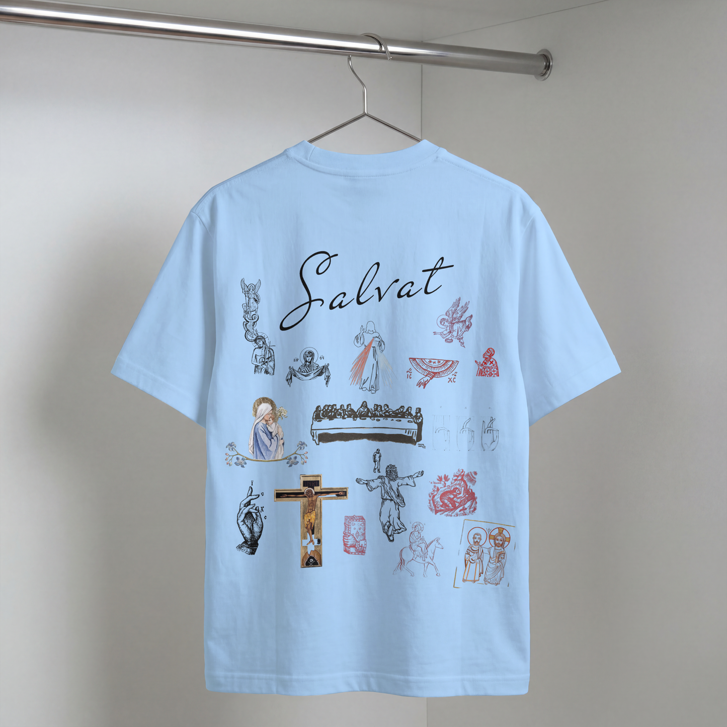 "IESUS SALVAT" OVERSIZED SHIRT