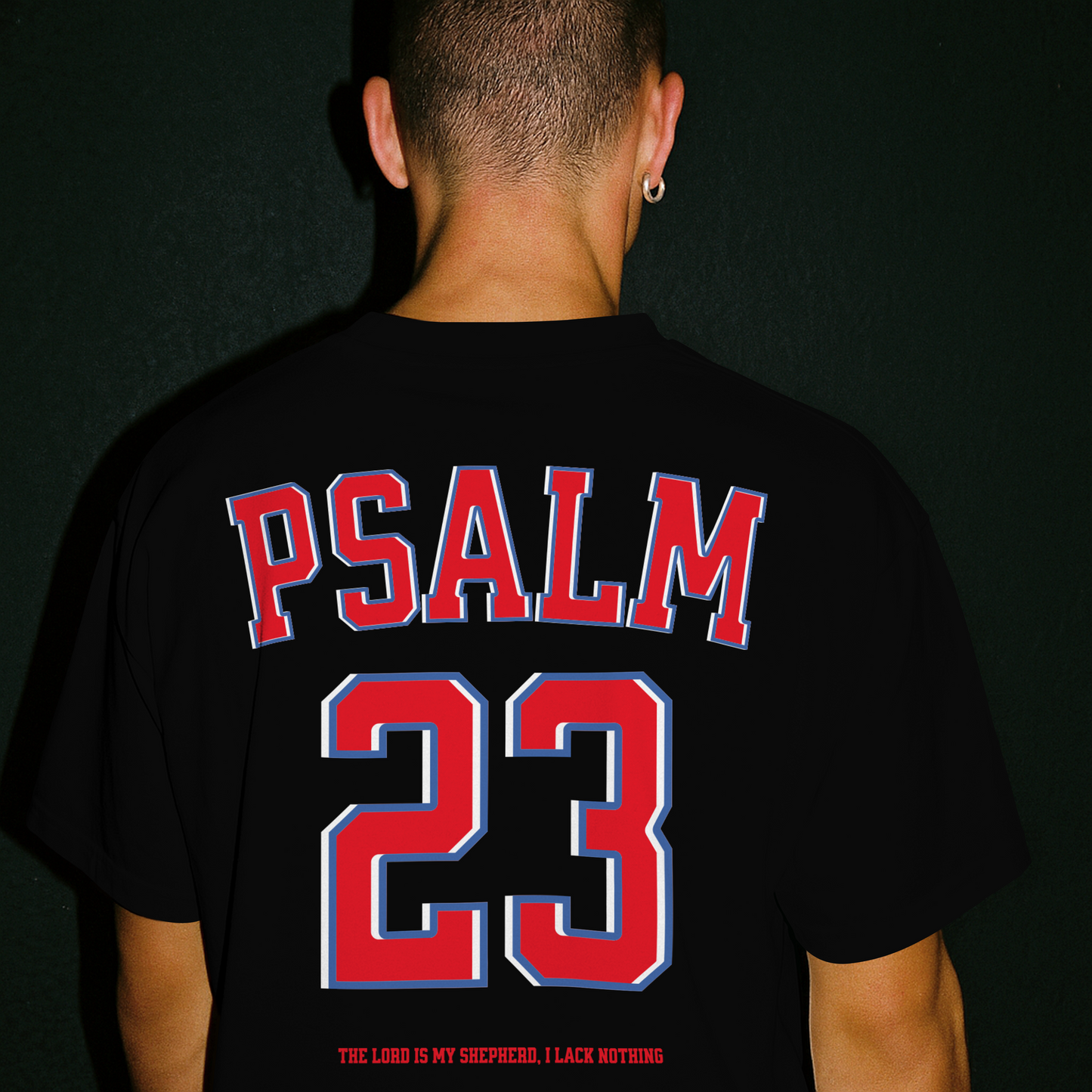 "PSALM 23" OVERSIZED SHIRT