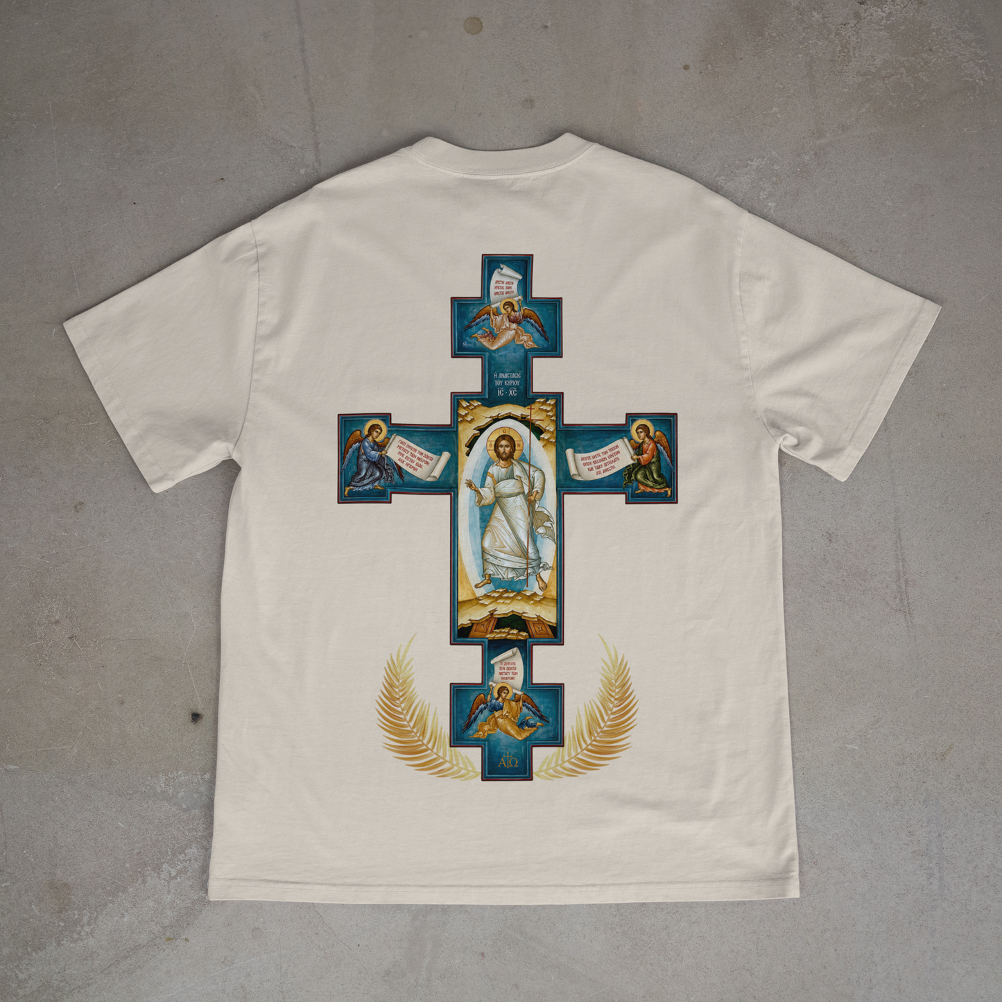 "RESURRECTION CROSS" OVERSIZED SHIRT
