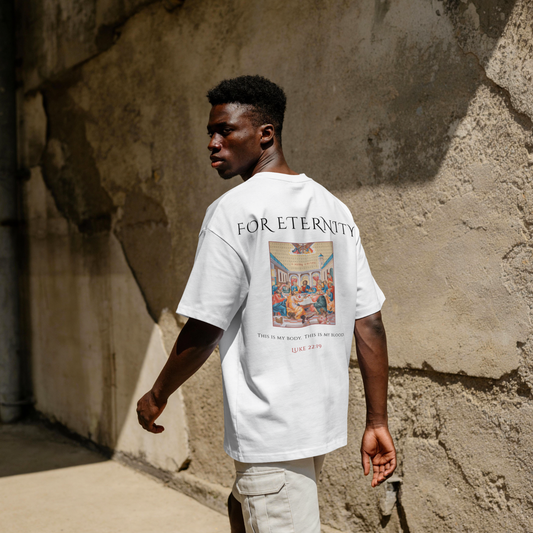 "FOR ETERNITY" OVERSIZED SHIRT