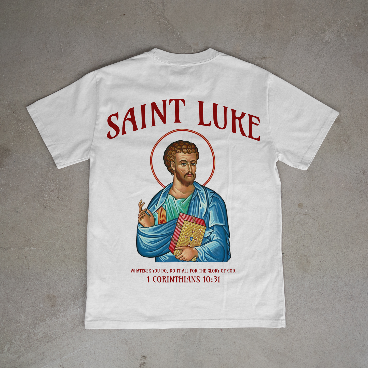 "SAINT LUKE" OVERSIZED SHIRT