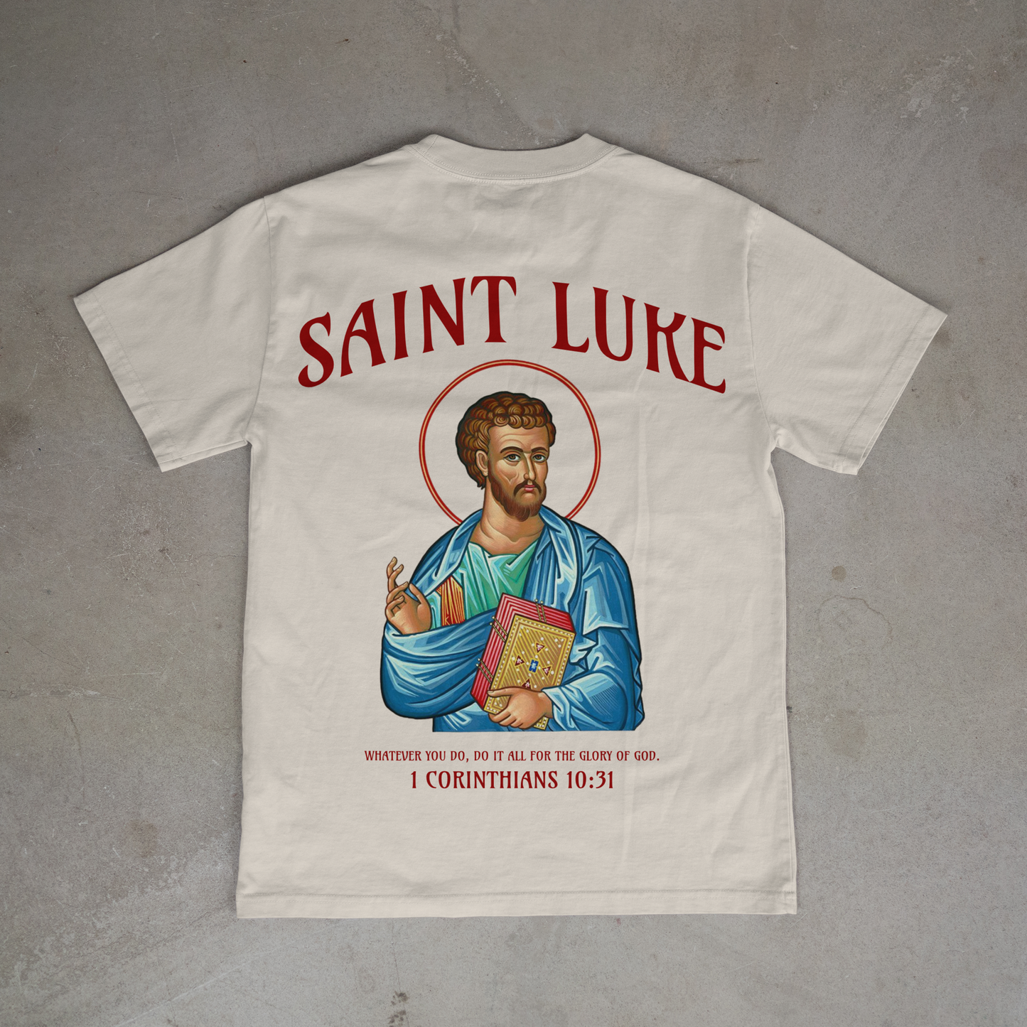 "SAINT LUKE" OVERSIZED SHIRT