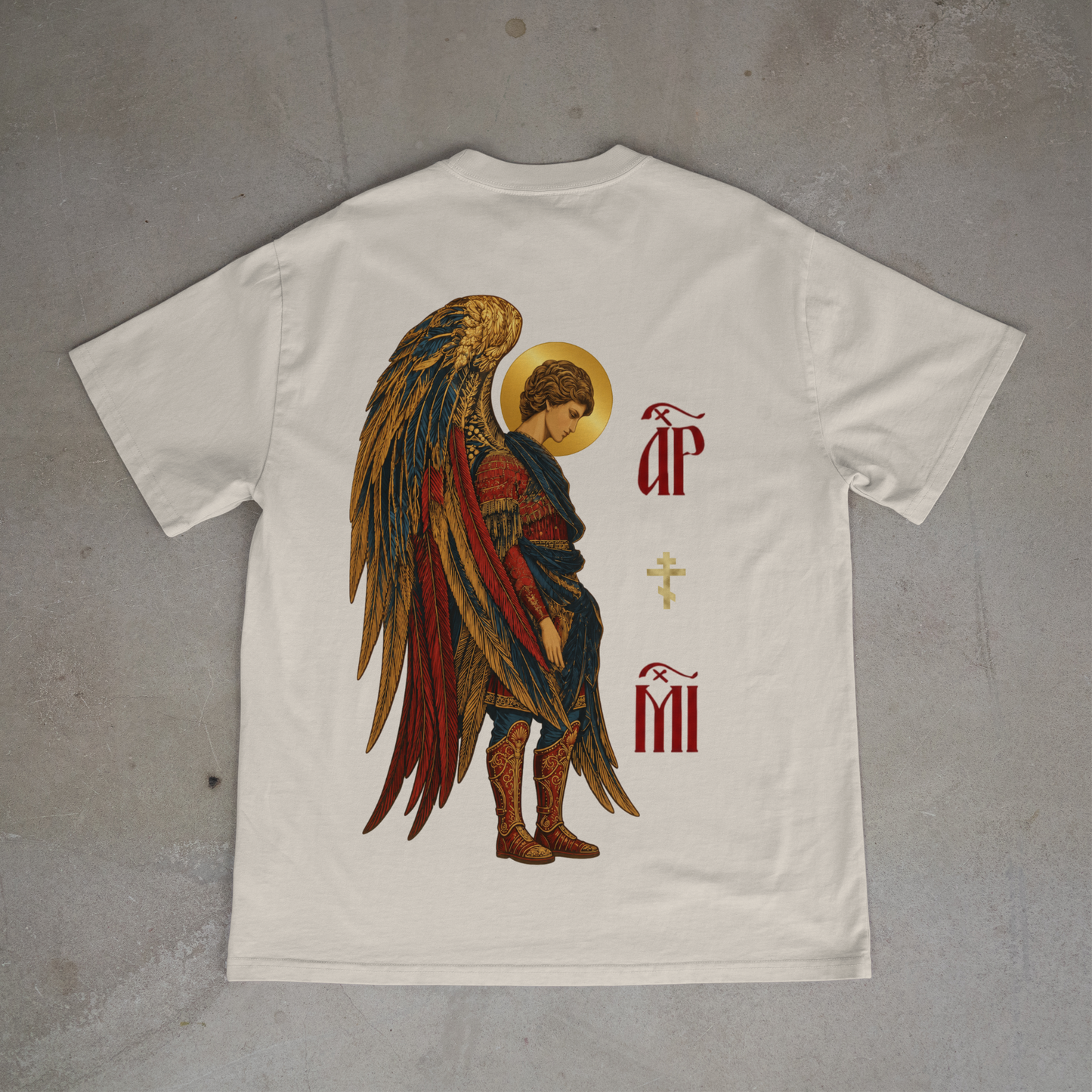 "SAINT MICHAEL" OVERSIZED SHIRT