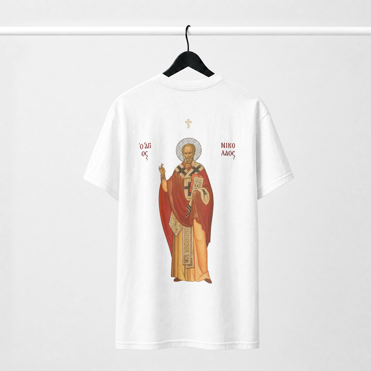 "SAINT NICHOLAS ETERNAL" OVERSIZED SHIRT