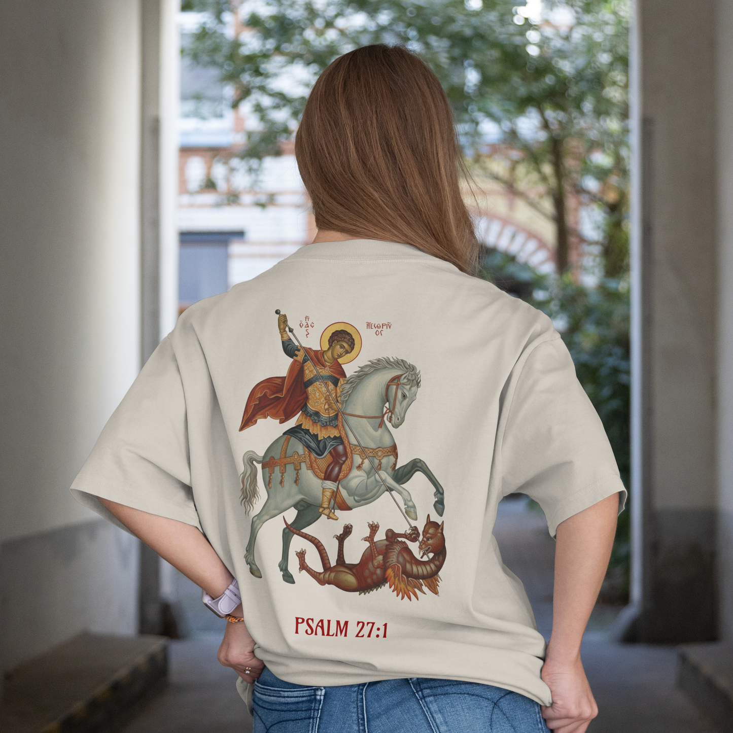 "SAINT GEORGE" OVERSIZED SHIRT