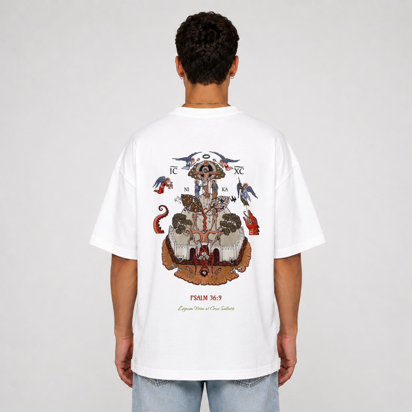 "ETERNAL LIGHT" OVERSIZED SHIRT