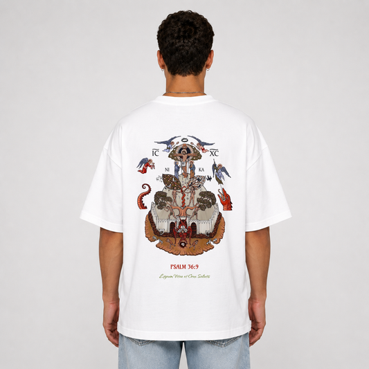 "ETERNAL LIGHT" OVERSIZED SHIRT