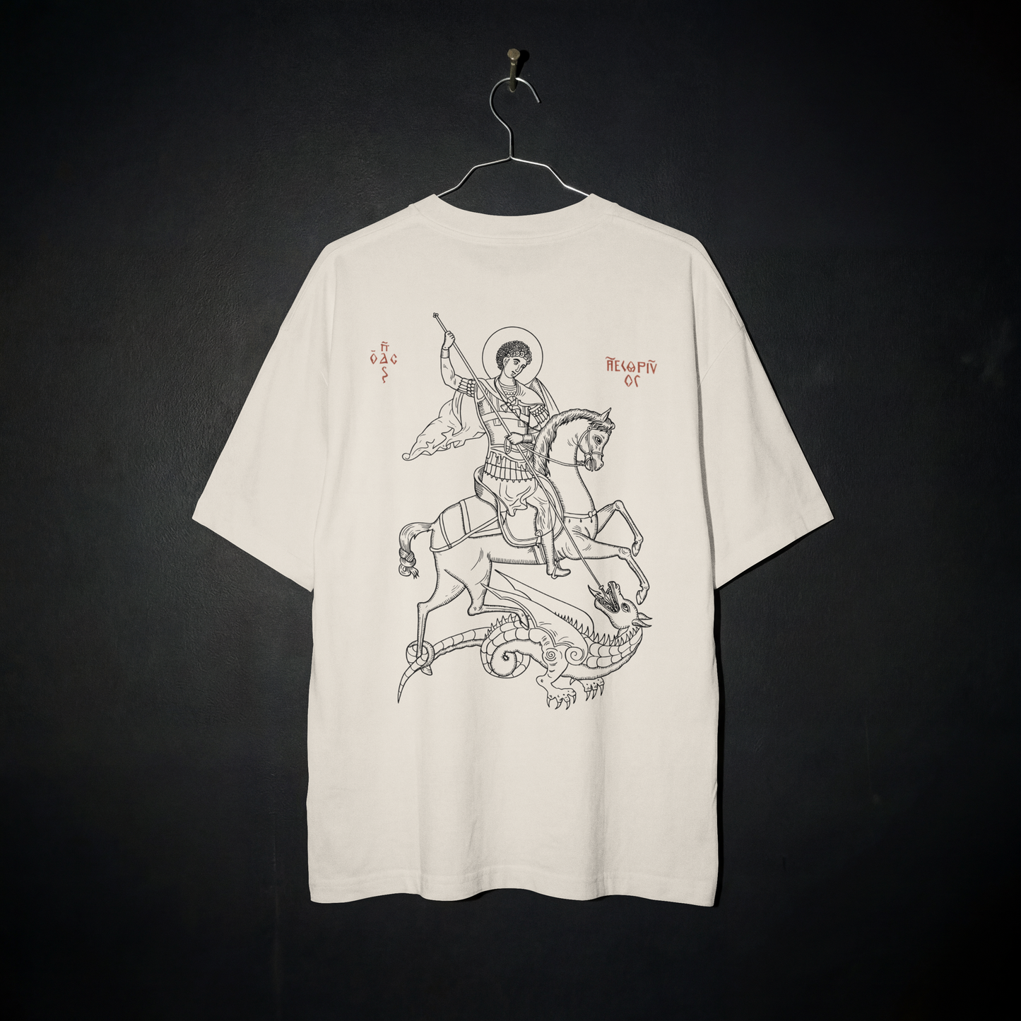 "SAINT GEORGE WARRIOR" OVERSIZED SHIRT