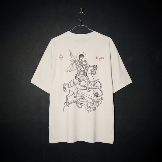 "SAINT GEORGE WARRIOR" OVERSIZED SHIRT
